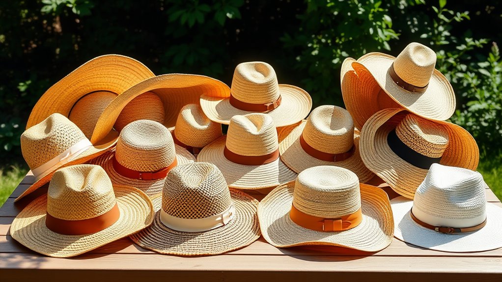 summer stylish straw hats