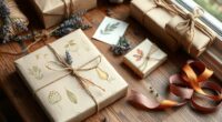 sustainable holiday gift wrapping