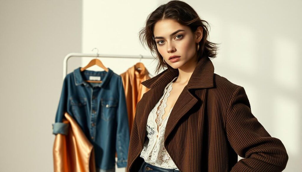 texture mixing in fashion