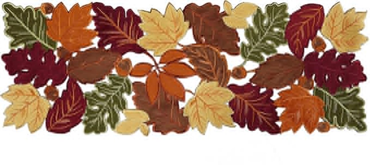 thanksgiving leaf table runner