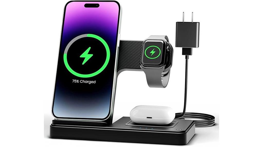 three in one charging station