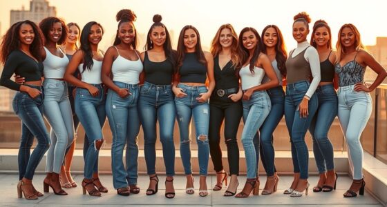 top flattering high waist jeans