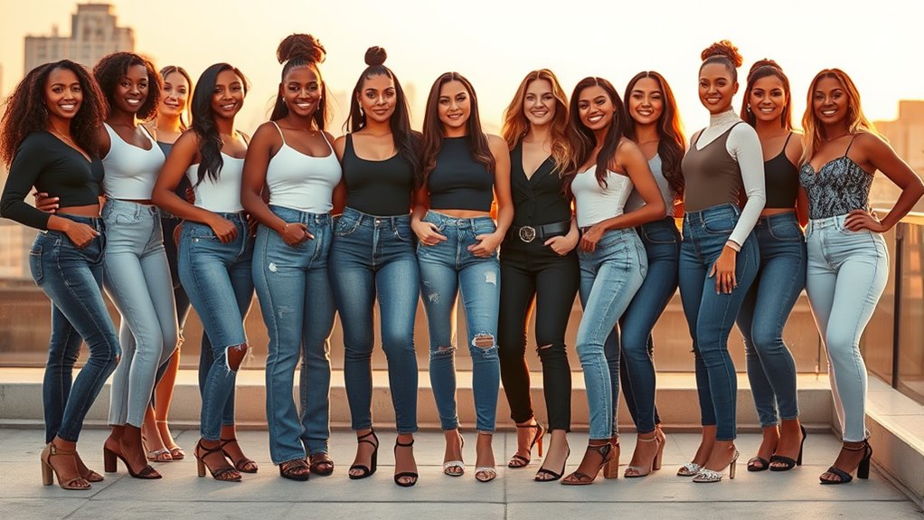top flattering high waist jeans