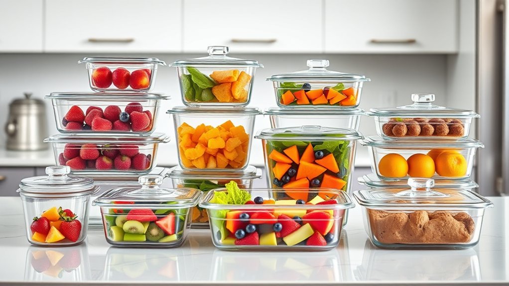 top glass food storage options