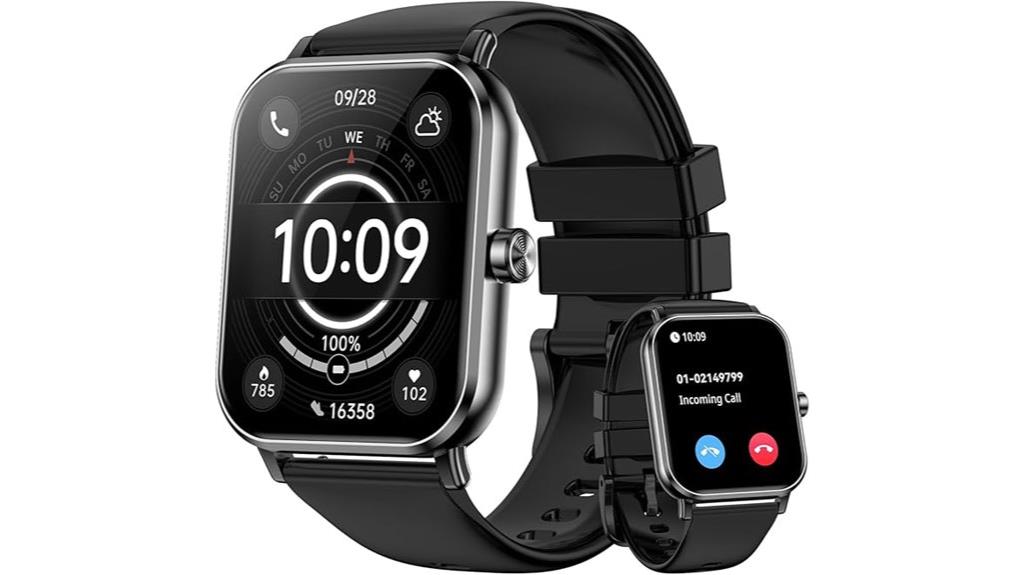 touch screen fitness smartwatch