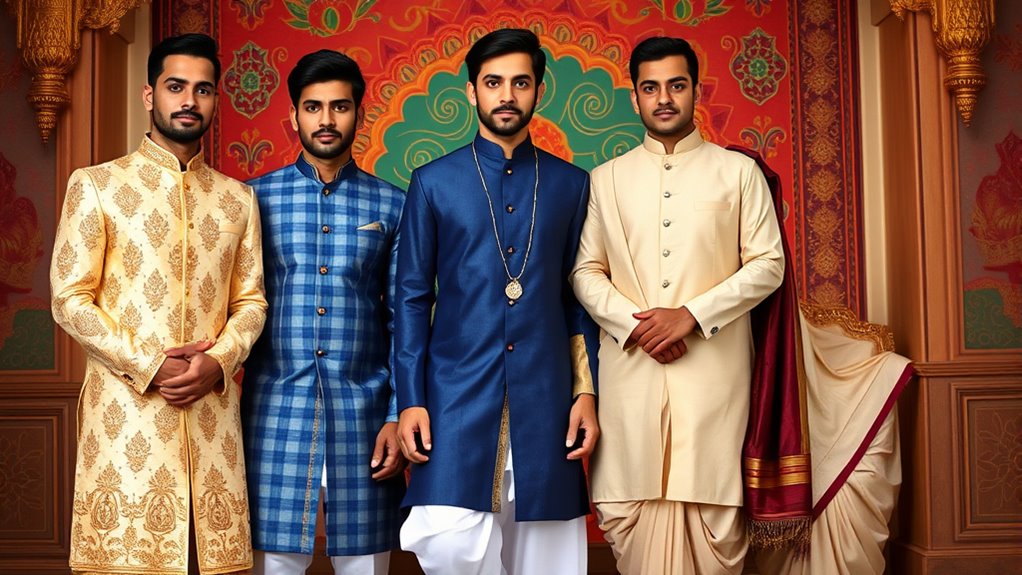 traditional accessories and fabrics