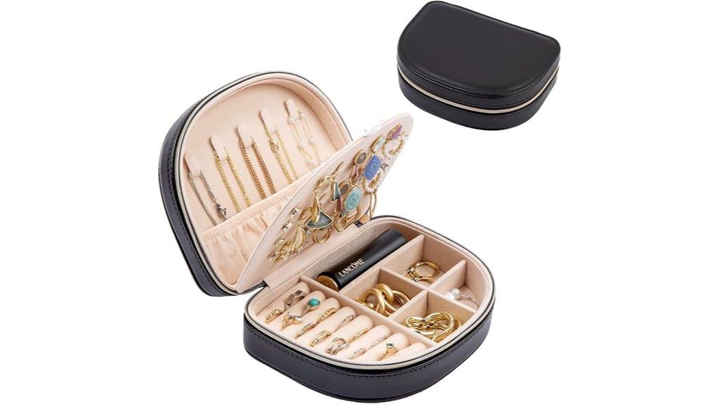 travel jewelry storage case