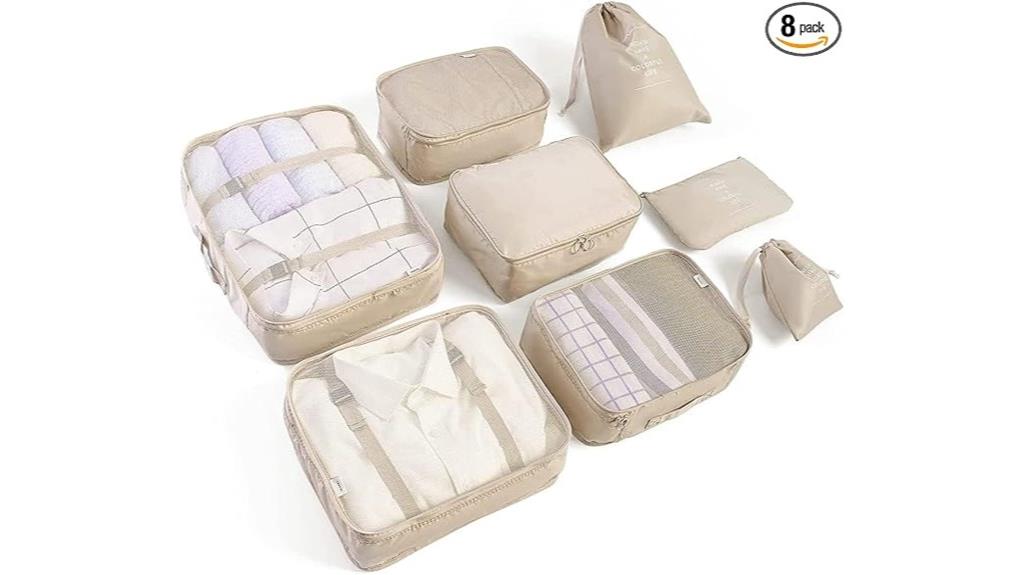 travel luggage organization set