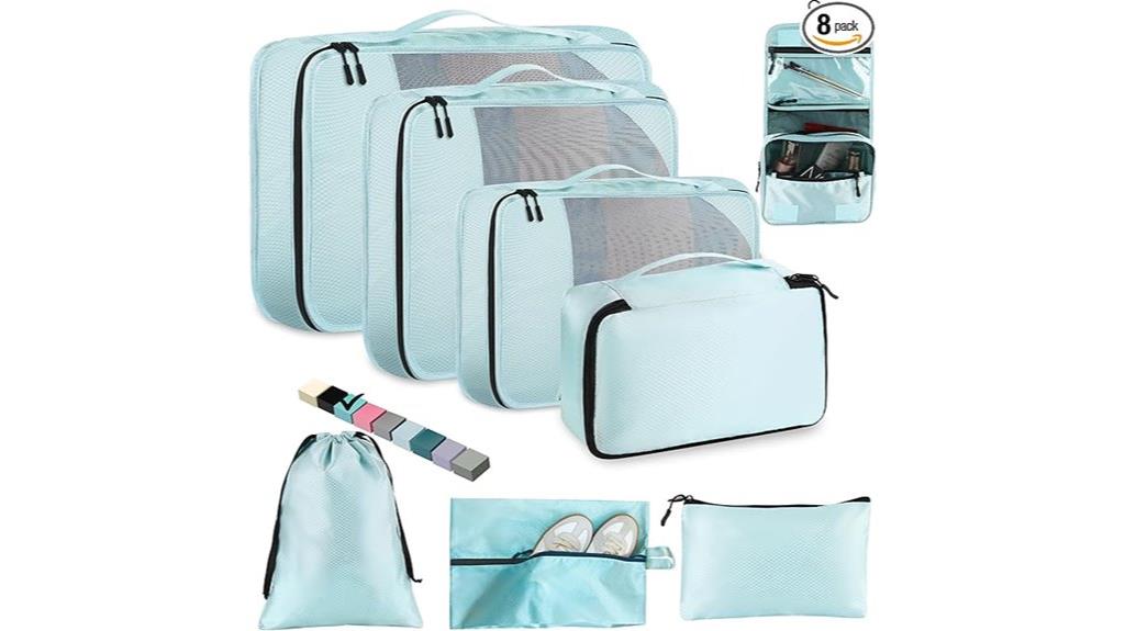 travel packing cubes set