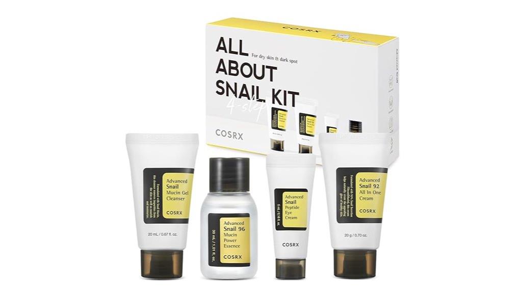 travel size snail mucin set