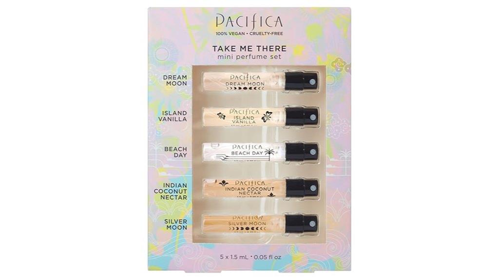 travel sized perfume sampler