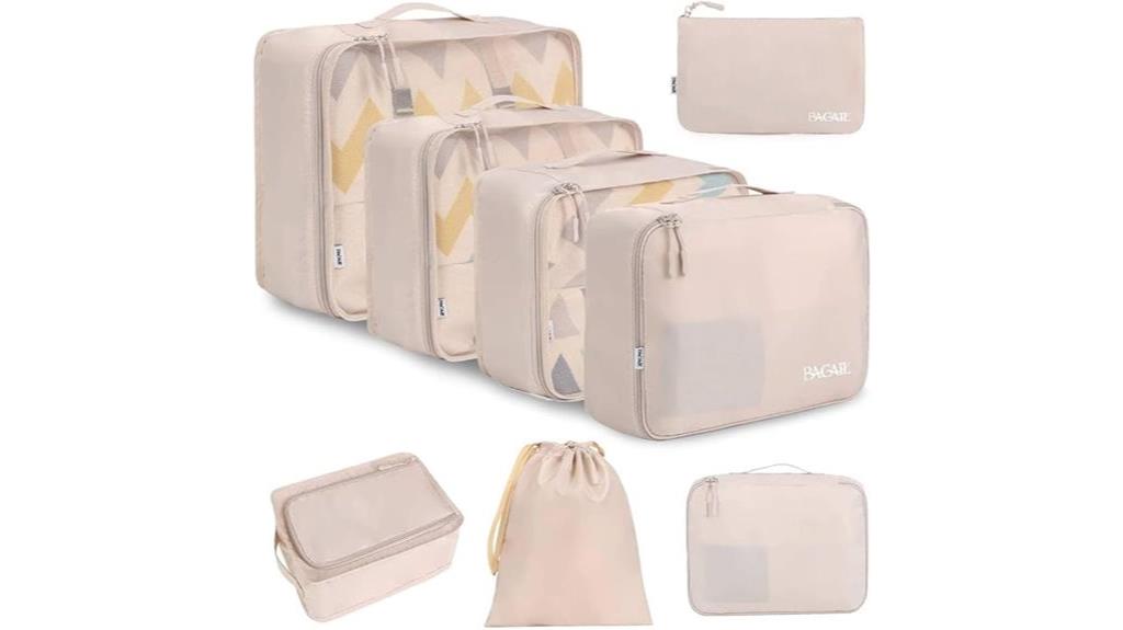 travel sized storage cubes