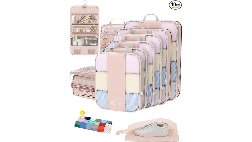 travel storage cubes pack