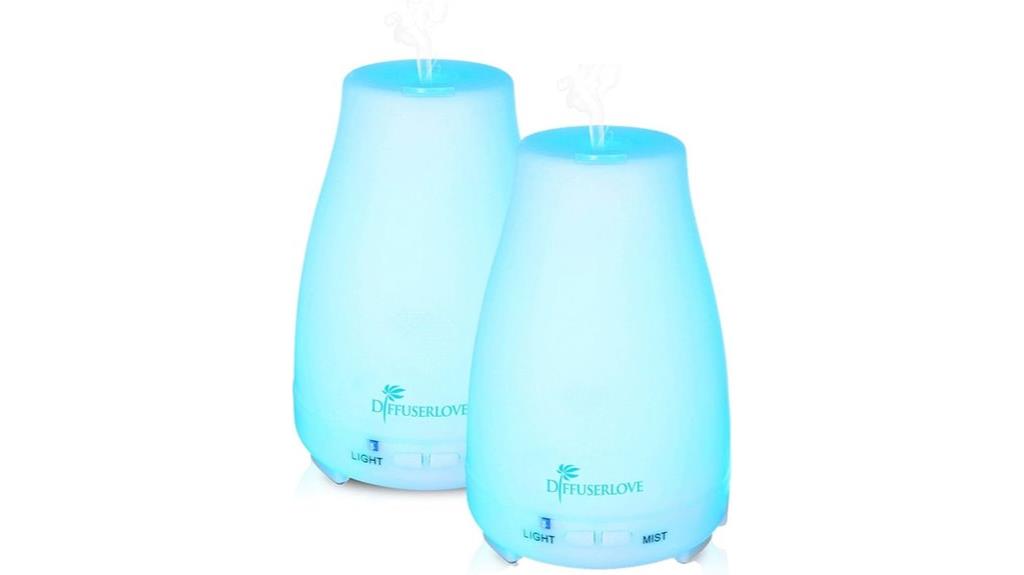 two 200ml diffusers