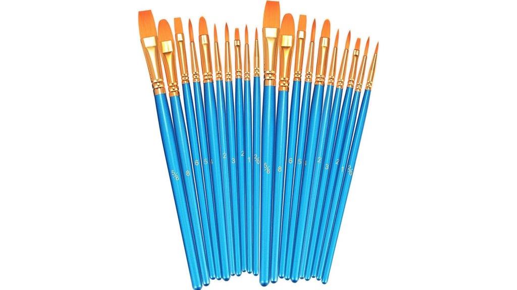 two packs twenty brushes