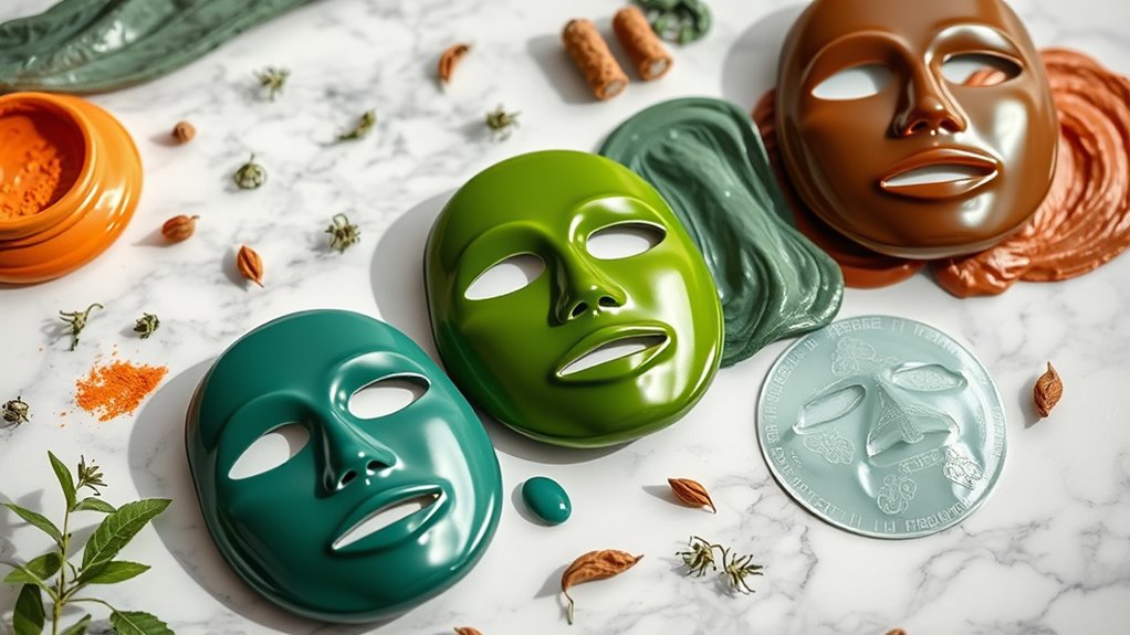 types of facial masks