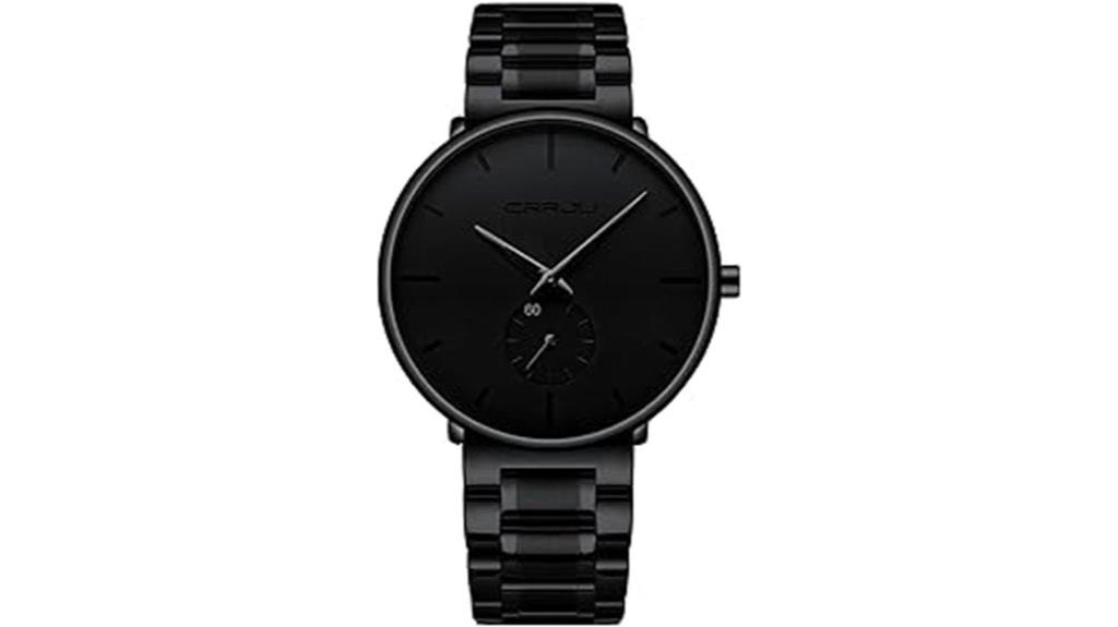 ultra thin waterproof unisex watch