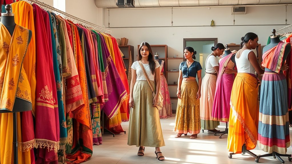 upcycling sarees into fashion