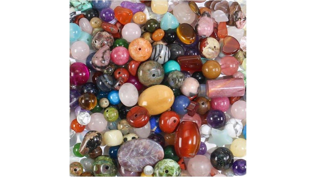 variety of jewelry beads