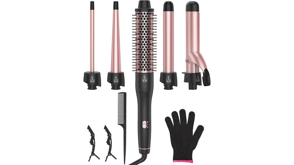 versatile 5 in 1 curling set