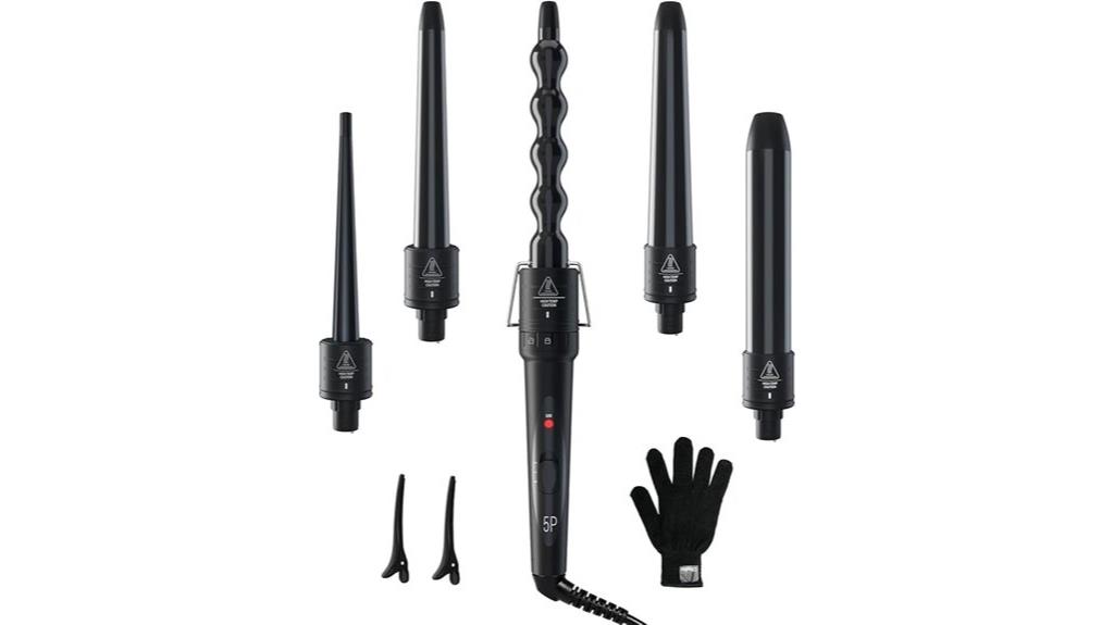 versatile curling wand set