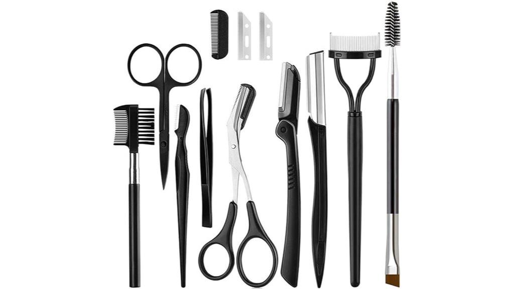 versatile eyebrow grooming kit