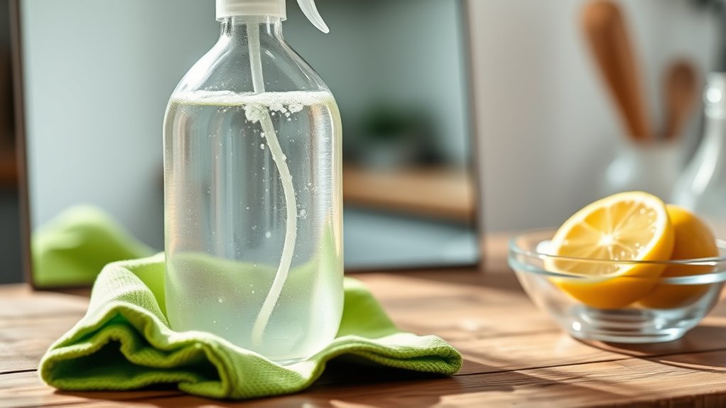 vinegar glass mirror cleaner