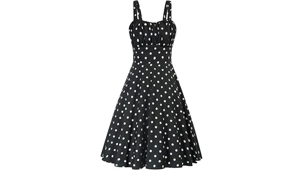 vintage floral sleeveless dress