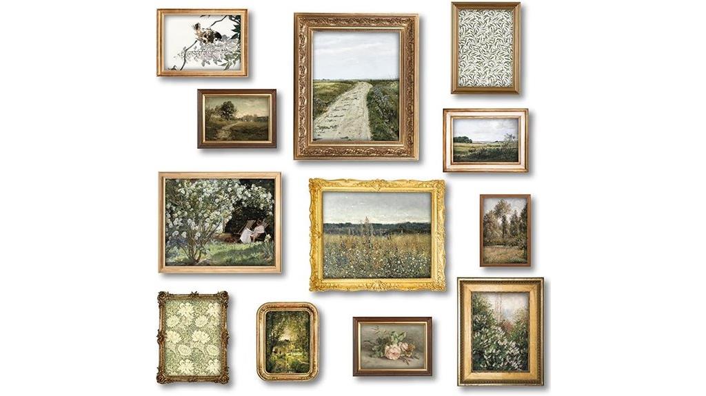 vintage spring countryside poster