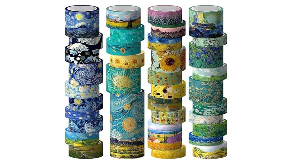 vintage van gogh washi tape