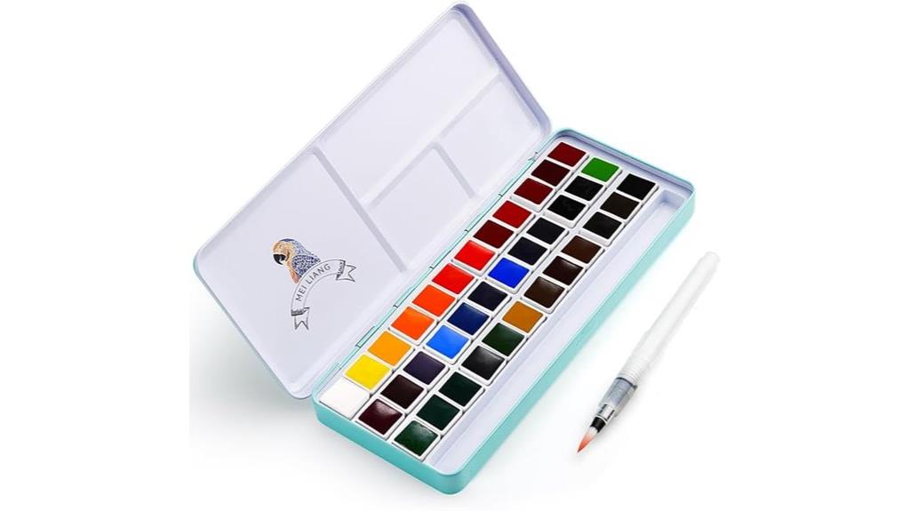 vivid watercolor paint set