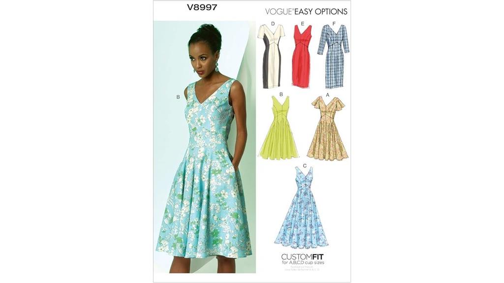 vogue dress sewing pattern