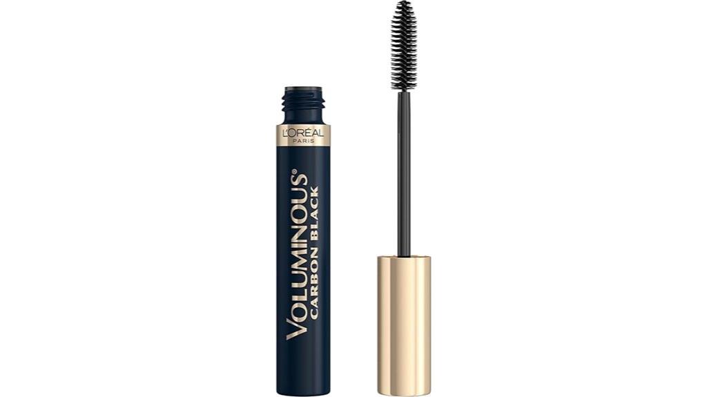 voluminous carbon black mascara