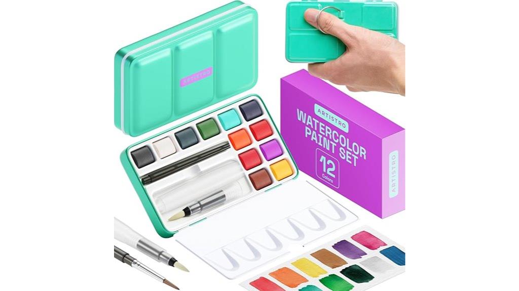 watercolor paint set