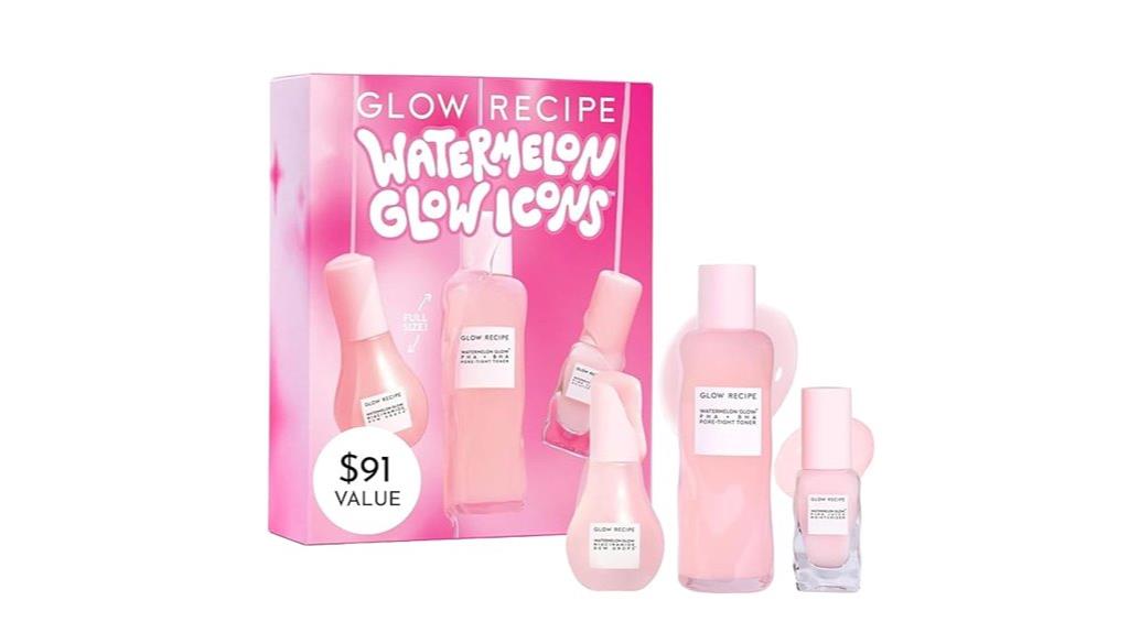 watermelon glow skincare gift