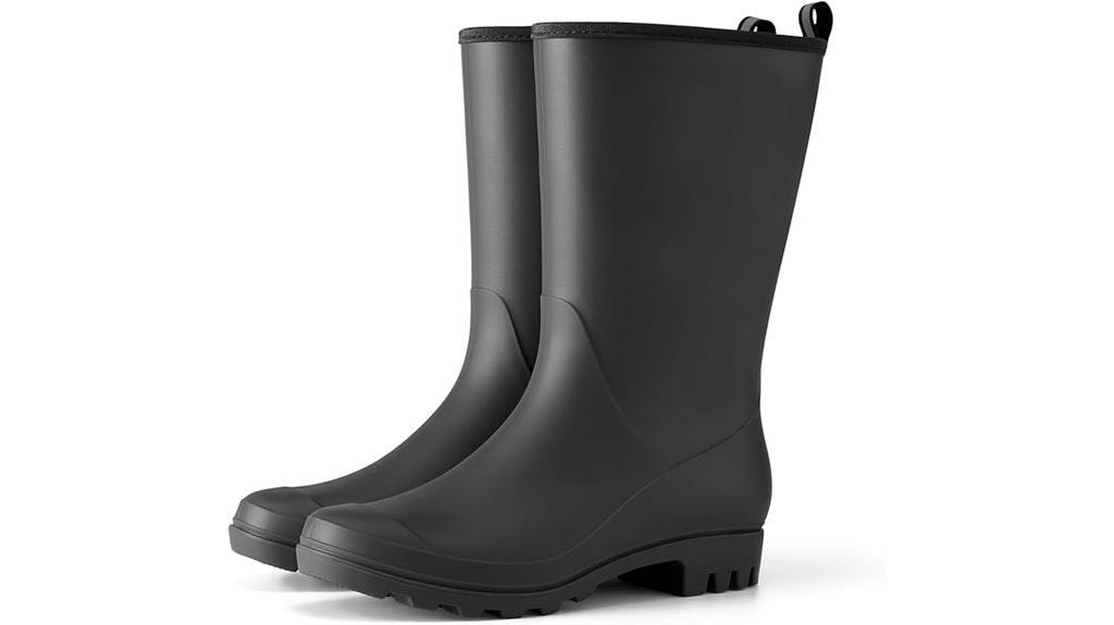 waterproof pvc rain boots