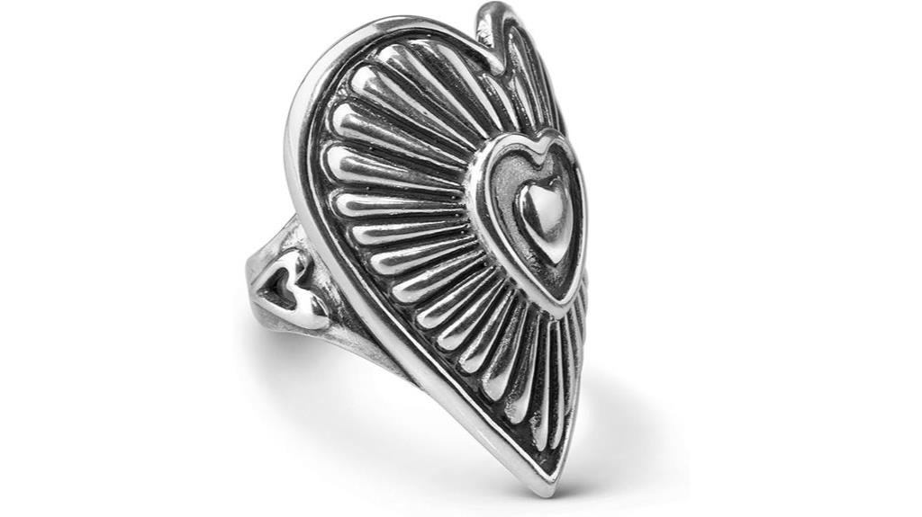 western sterling silver ring