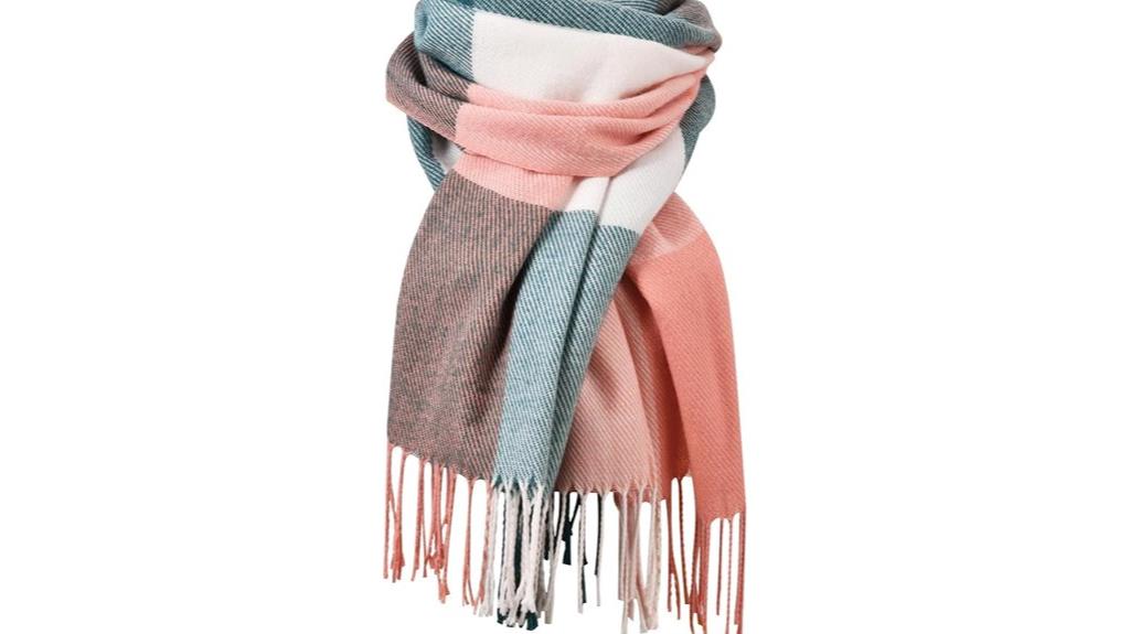 women s cashmere plaid scarf