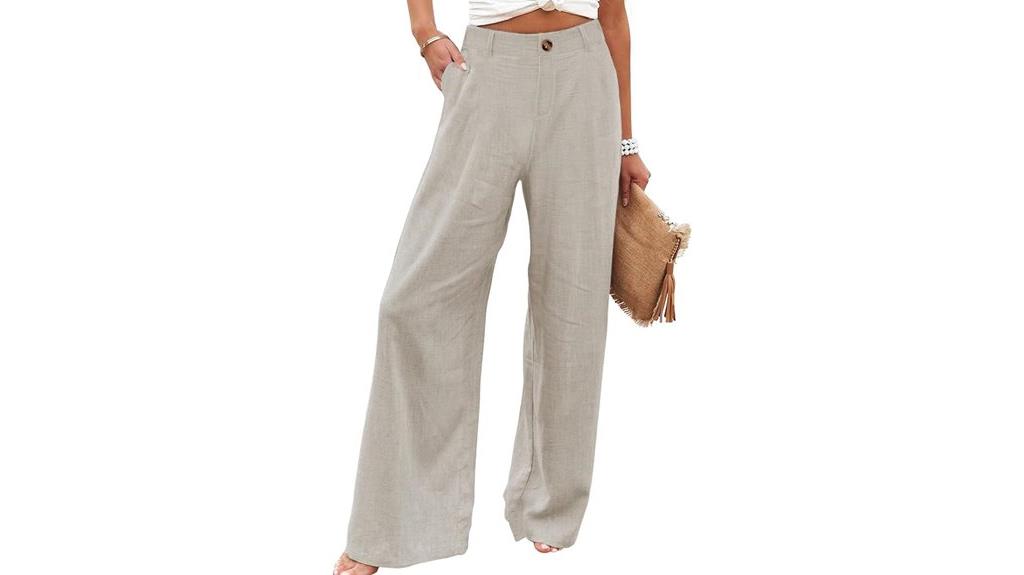 women s cotton linen pants