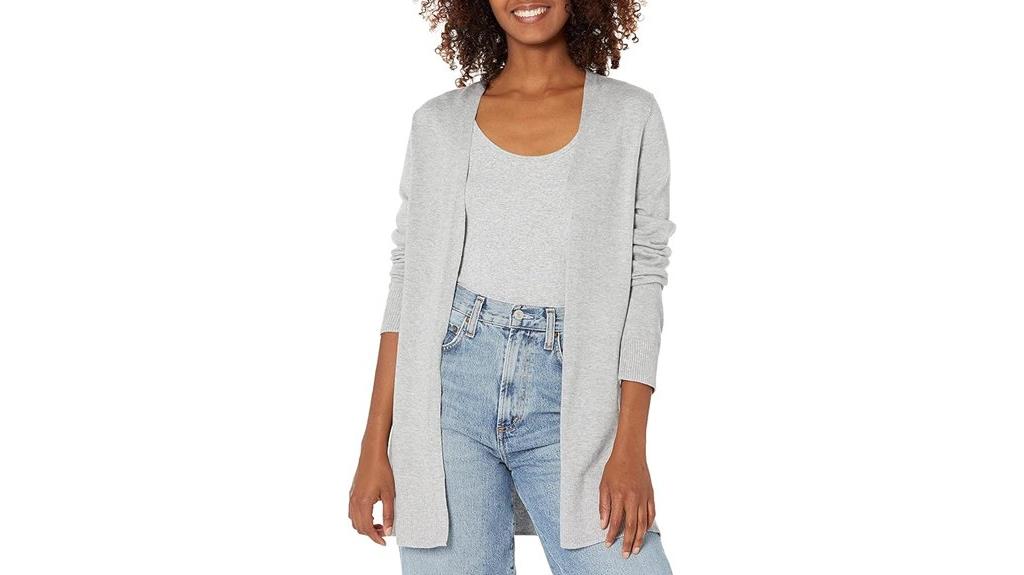 women s lightweight open cardigan