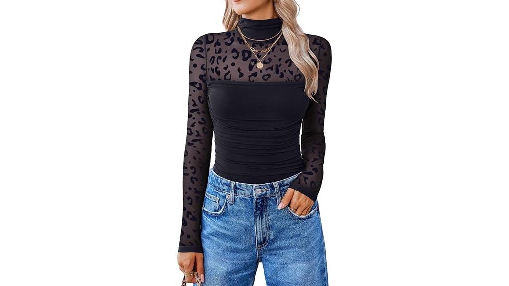 women s long sleeve bodysuit