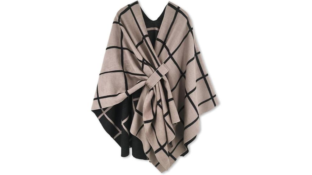 women s moss rose poncho
