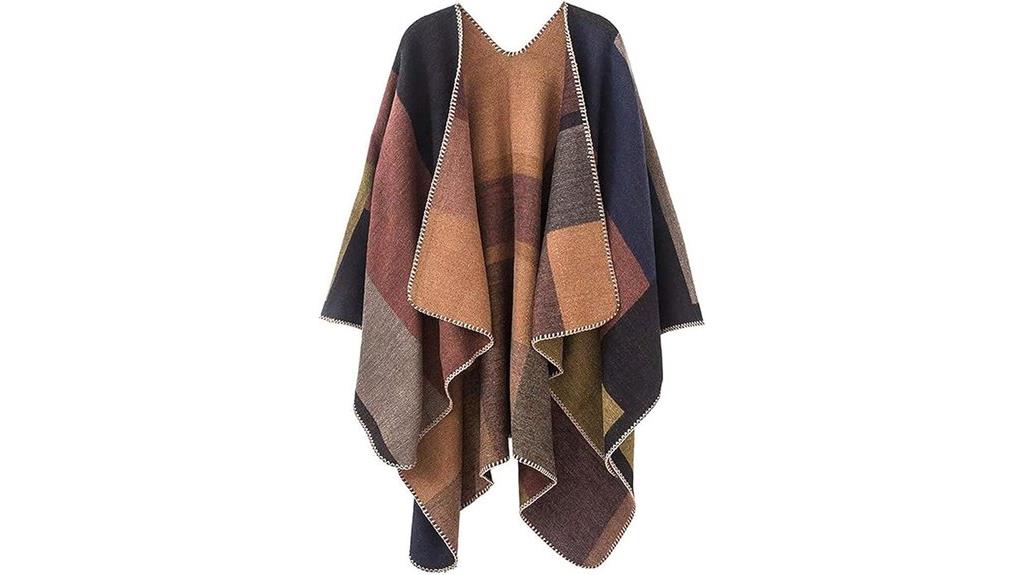 women s oversized poncho sweater