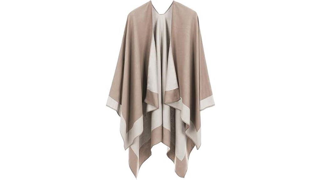 women s oversized shawl poncho
