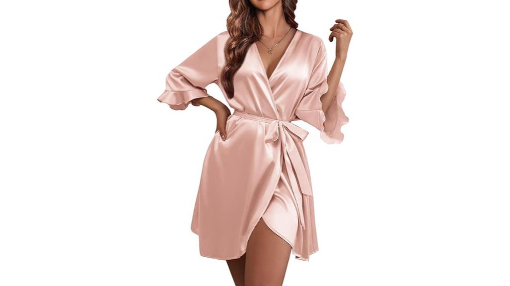 women s satin robe