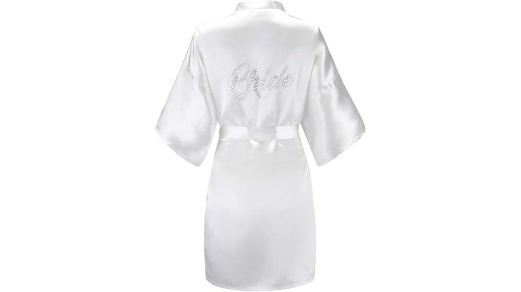 women s satin wedding robes