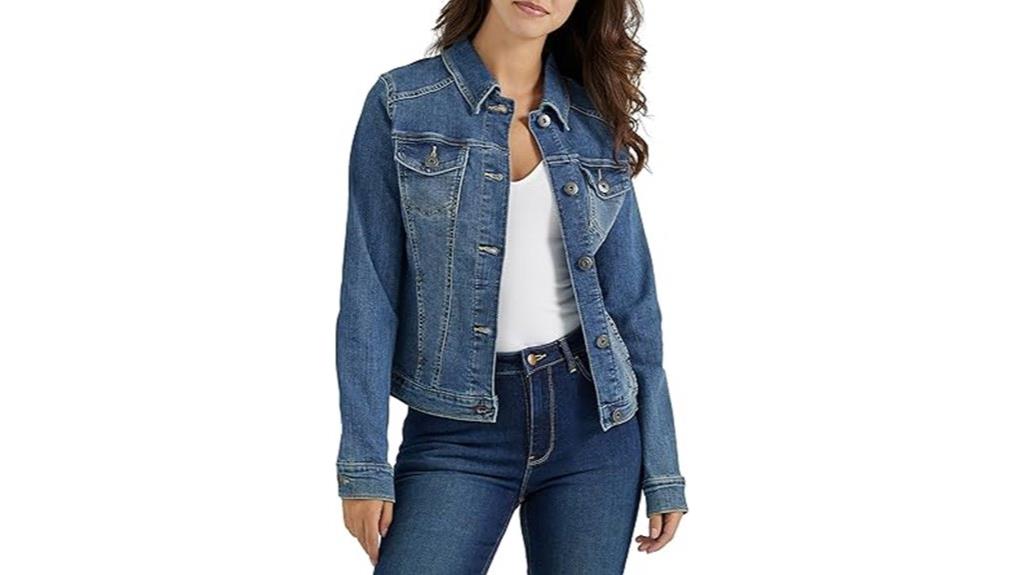 women s stretch denim jacket