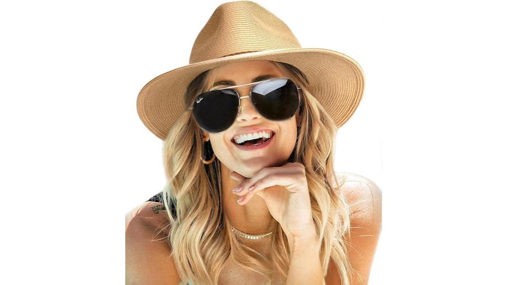 women s wide brim straw hat