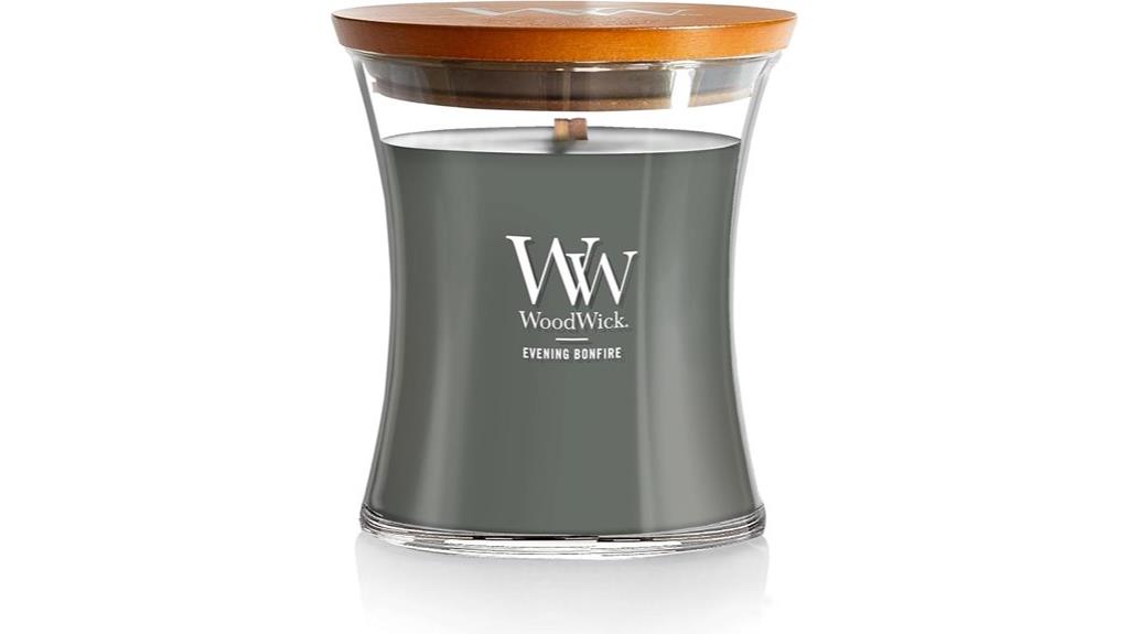 woodwick bonfire candle