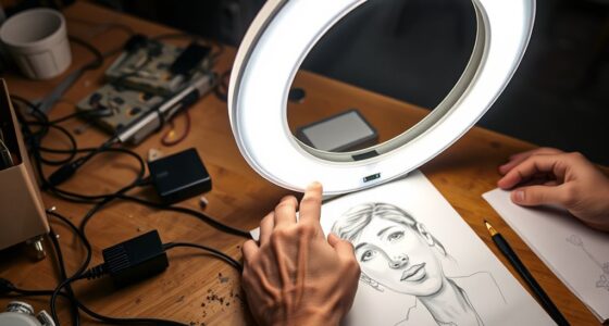 build your own portrait ring light